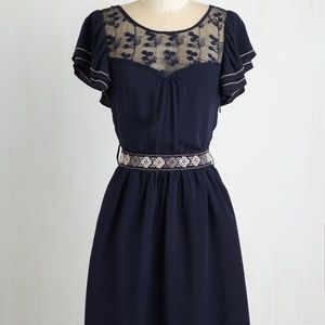 Indie Darling Dress in Navy
